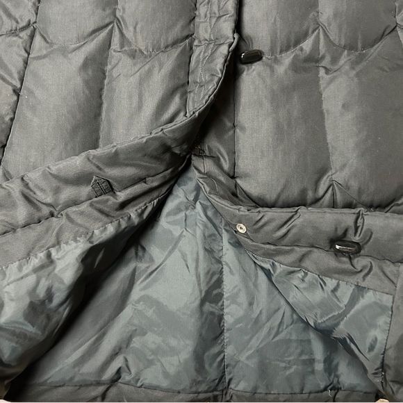 Vintage 70s 80s Women’s Black Long Down Puffer Coat - Picture 8 of 14